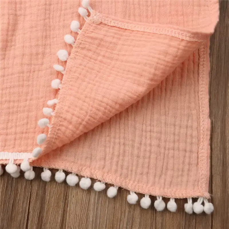 Serviette de Plage Enfants à Capuche – Coton & Lin Bio, Séchage Rapide, Anti-Sel, 0-4 Ans | BeachCape by TrioNest™