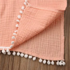 Serviette de Plage Enfants à Capuche – Coton & Lin Bio, Séchage Rapide, Anti-Sel, 0-4 Ans | BeachCape by TrioNest™