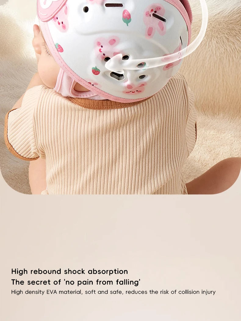 Baby-Sturzschutzhelm — 360° Schutz & Verstellbar | TrioNest™