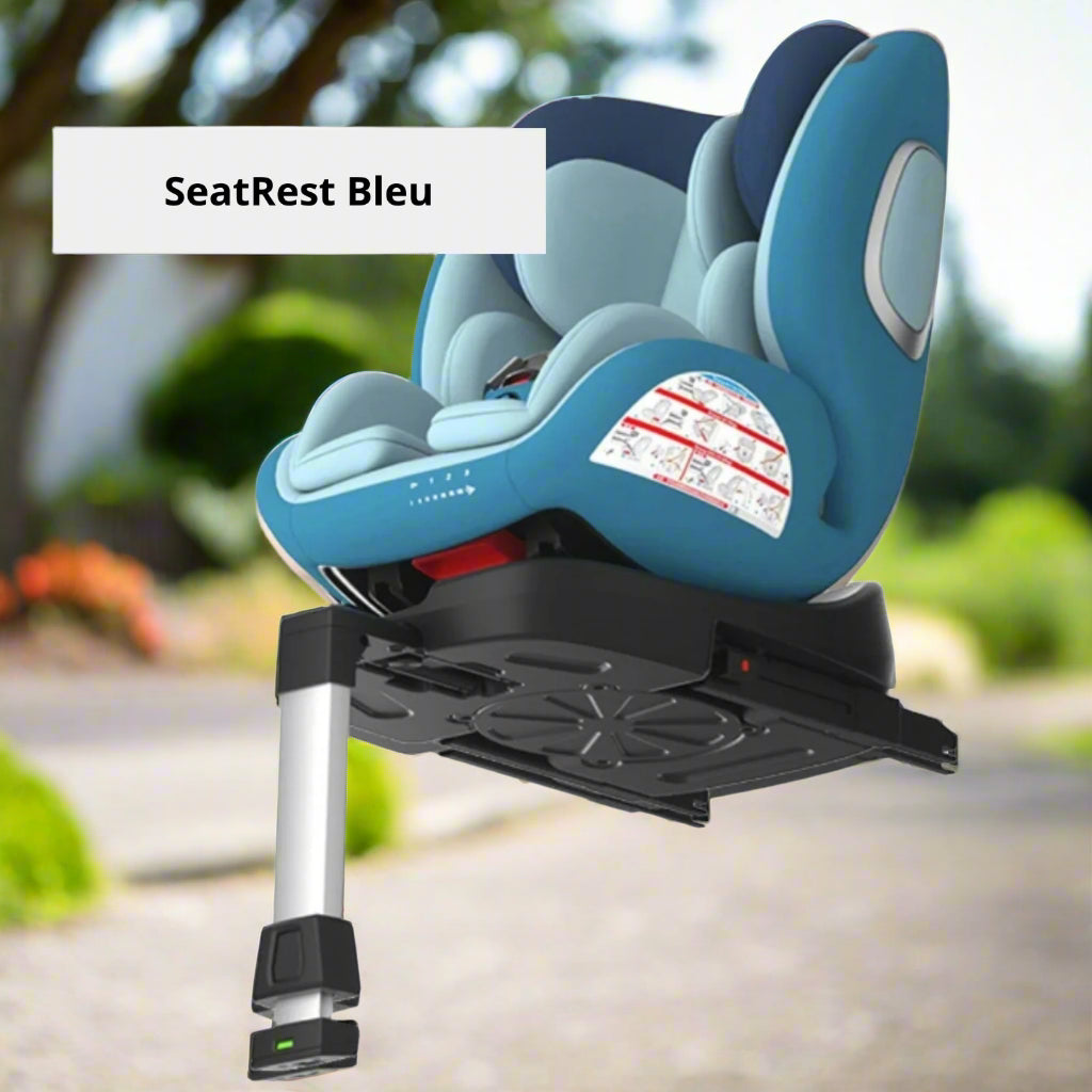 Siège Auto Repose-Pieds CloudRide – ISOFIX, Harnais 5 Points, 145°, Anti-UV, 0-12 Ans | TrioNest™