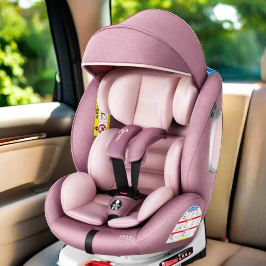 Siège Auto Bébé CocoonDrive – Rotatif 360°, 4 Couches Anti-Impact, Inclinable 145°, 0-12 Ans | TrioNest™