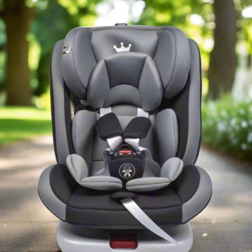 Siège Auto Bébé Évolutif GrowSeat – Rotatif 360°, ISOFIX, 4 Positions, Cuir, 0-12 Ans | TrioNest™
