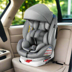 Siège Auto Bébé CocoonDrive – Rotatif 360°, 4 Couches Anti-Impact, Inclinable 145°, 0-12 Ans | TrioNest™
