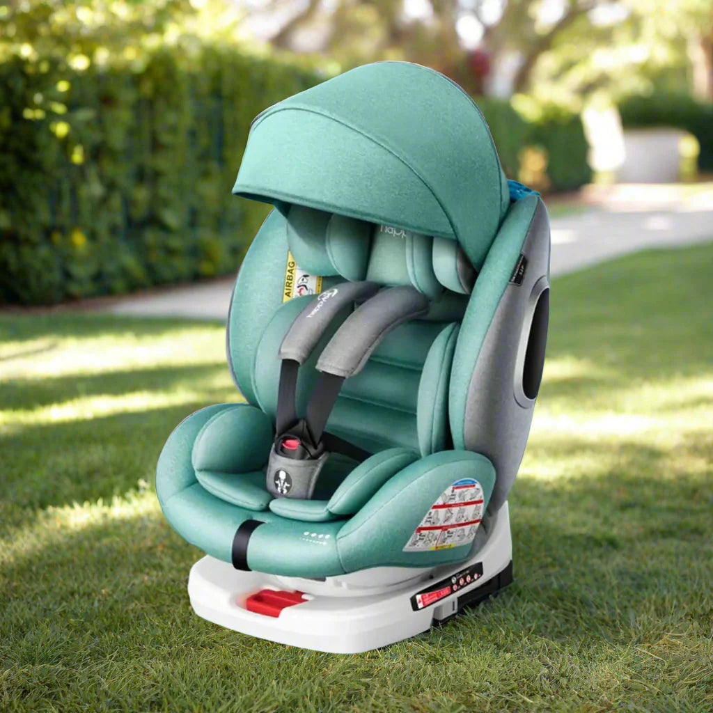Siège Auto Bébé CocoonDrive – Rotatif 360°, 4 Couches Anti-Impact, Inclinable 145°, 0-12 Ans | TrioNest™