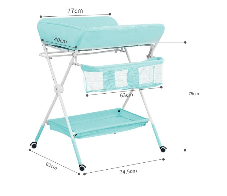 Multifunktionaler, klappbarer Wickeltisch für Babys