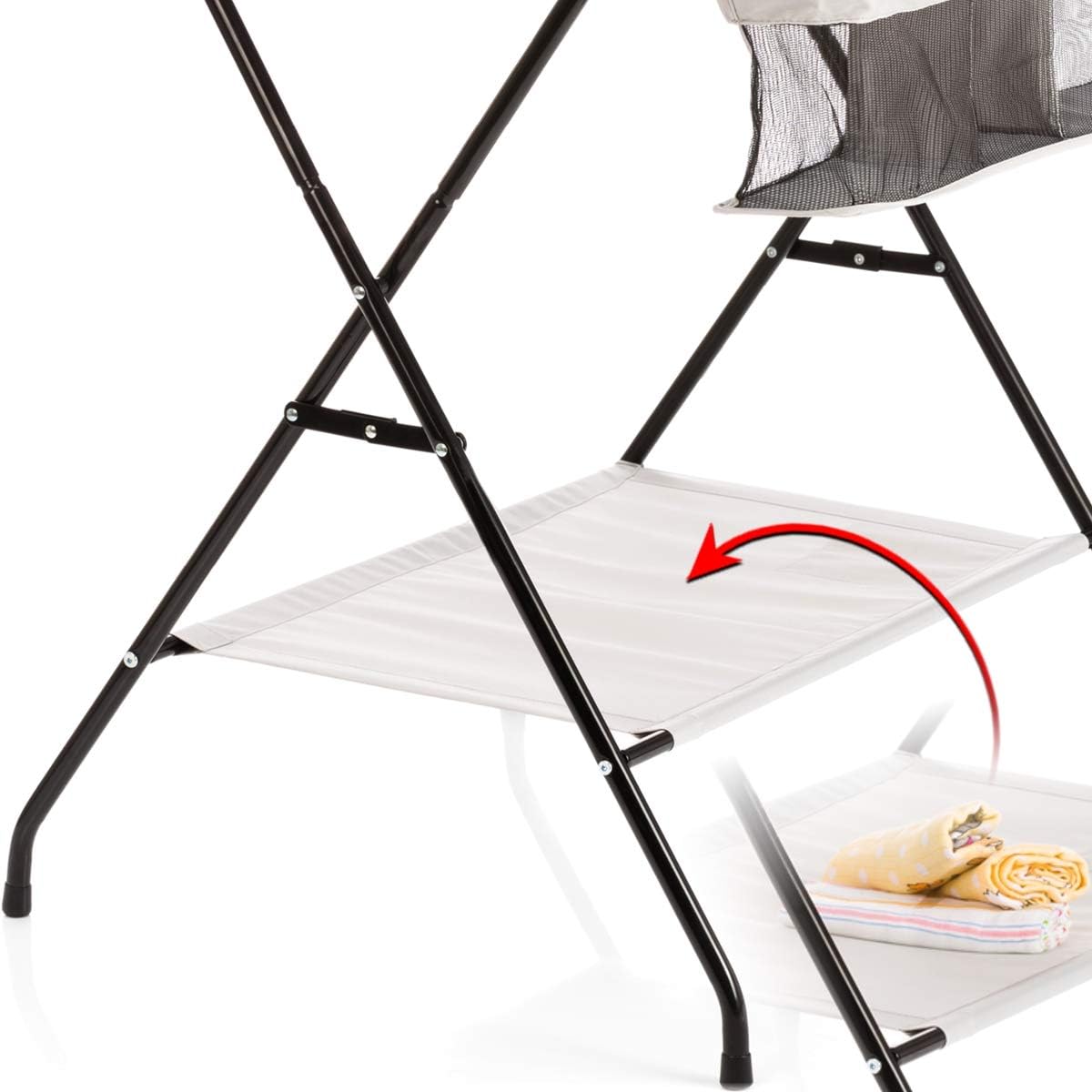 Multifunktionaler, klappbarer Wickeltisch für Babys
