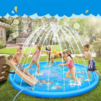 Tapis Jet d’Eau pour Enfants TrioNest™ | 170 cm | Motifs Animaux | Jeu d’Été Extérieur