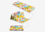 Tapis d'Éveil Montessori pour Bébé – Rembourrage Épais, Pliable en 3s, Lavable Machine, Imperméable | MonteSoft by TrioNest™