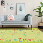 Tapis d'Éveil Montessori pour Bébé – Rembourrage Épais, Pliable en 3s, Lavable Machine, Imperméable | MonteSoft by TrioNest™