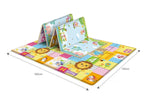 Tapis d'Éveil Montessori pour Bébé – Rembourrage Épais, Pliable en 3s, Lavable Machine, Imperméable | MonteSoft by TrioNest™