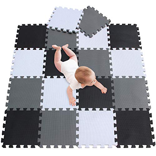 Tapis de Jeu Puzzle Mousse pour Bébé – Haute Densité, Antidérapant, Résistant à l'Eau, Motifs Colorés | PuzzleSoft by TrioNest™