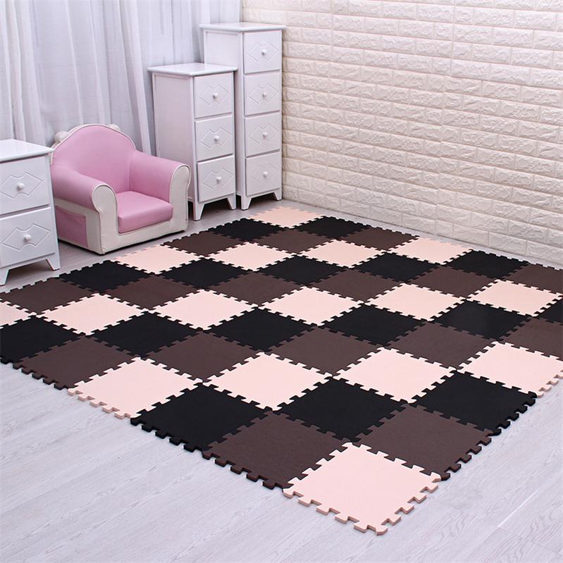 Tapis de Jeu Puzzle Mousse pour Bébé – Haute Densité, Antidérapant, Résistant à l'Eau, Motifs Colorés | PuzzleSoft by TrioNest™
