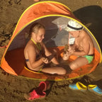 Tente de Plage Pliable Bébé SunNest™ – Anti-UV FPS 50+, Piscine Intégrée & Pop-Up 3 Secondes 0-12 Ans | TrioNest™