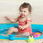 Tente de Plage Pliable Bébé SunNest™ – Anti-UV FPS 50+, Piscine Intégrée & Pop-Up 3 Secondes 0-12 Ans | TrioNest™