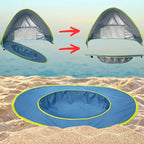Tente de Plage Pliable Bébé SunNest™ – Anti-UV FPS 50+, Piscine Intégrée & Pop-Up 3 Secondes 0-12 Ans | TrioNest™