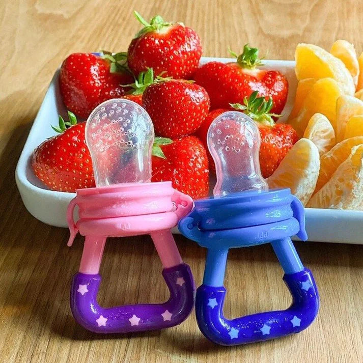 Tétine Grignoteuse de Fruit pour Bébé | TrioNest™ – Silicone Sans BPA, 3 Tailles, 4 Coloris, Dès 3 Mois