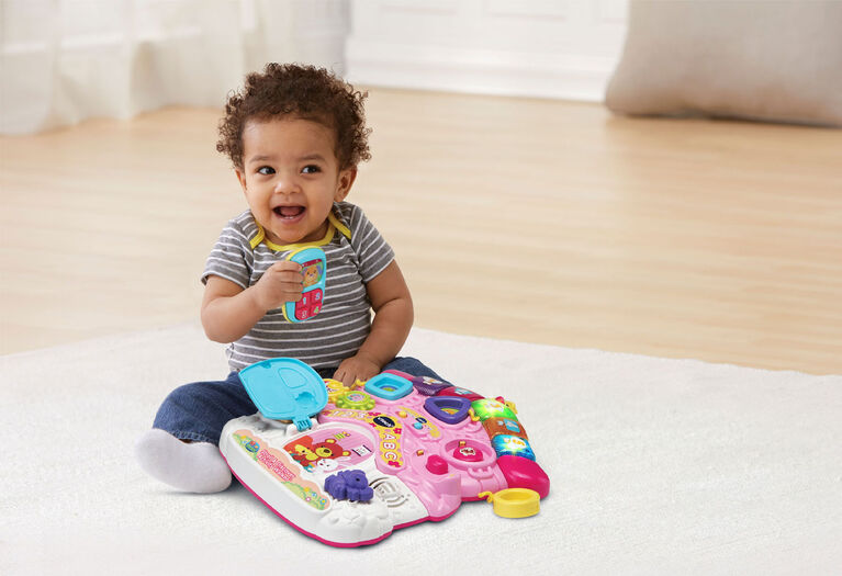 Trotteur Pousse Pousse Bébé 2 en 1 – Tableau Éveil, Piano, +100 Chansons, Premiers Pas Sécurisés | TrioNest™