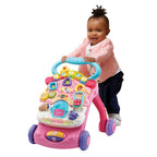 Trotteur Pousse Pousse Bébé 2 en 1 – Tableau Éveil, Piano, +100 Chansons, Premiers Pas Sécurisés | TrioNest™