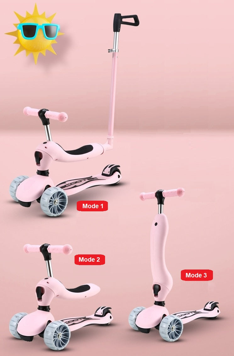 Tretroller klappbar für Kinder