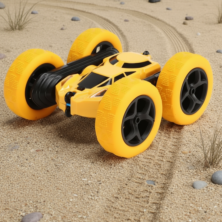 Voiture de Cascade Acrobatique Tout-Terrain – 360°, Double Face, Anti-Collision, USB, Tous Terrains | FlipCraze by TrioNest™