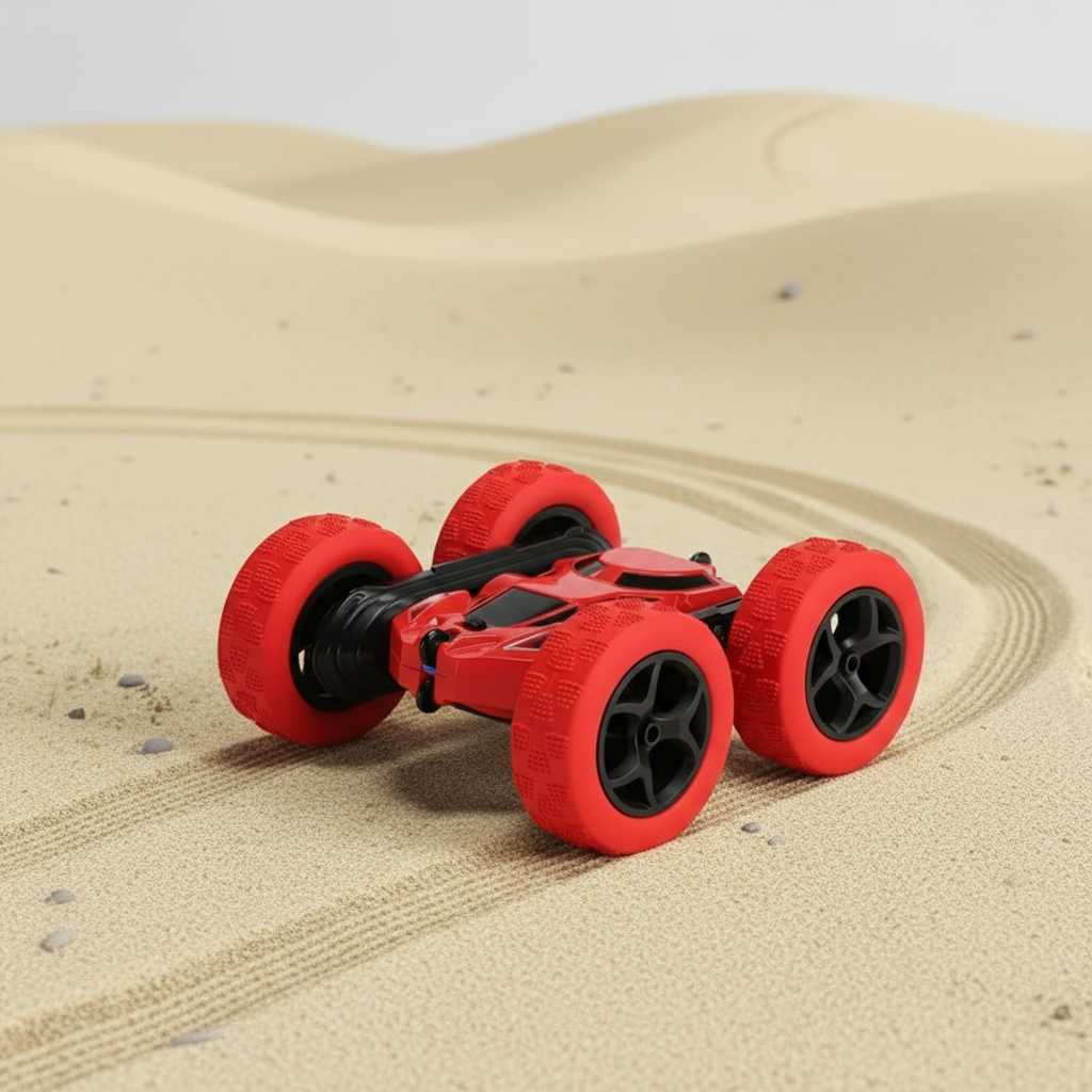 Voiture de Cascade Acrobatique Tout-Terrain – 360°, Double Face, Anti-Collision, USB, Tous Terrains | FlipCraze by TrioNest™