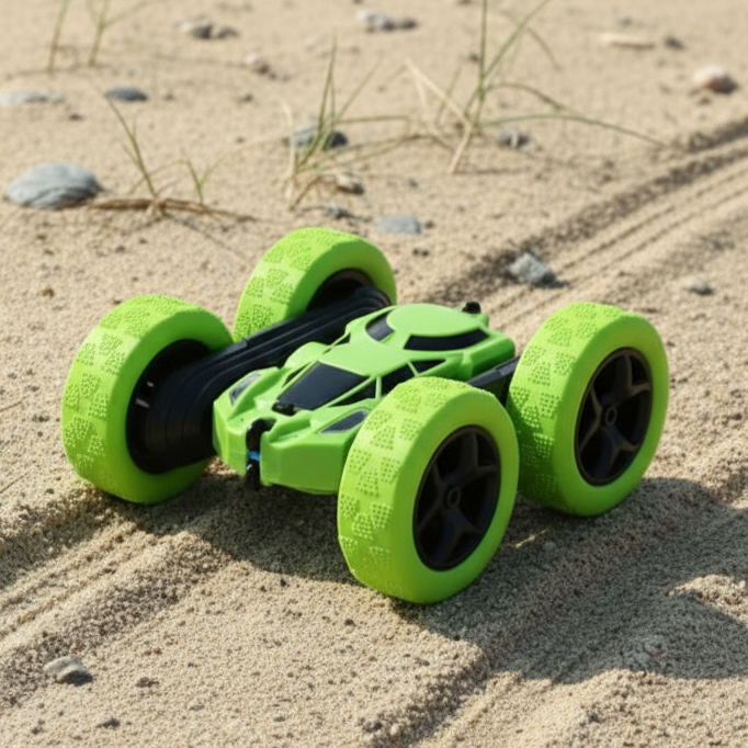 Voiture de Cascade Acrobatique Tout-Terrain – 360°, Double Face, Anti-Collision, USB, Tous Terrains | FlipCraze by TrioNest™