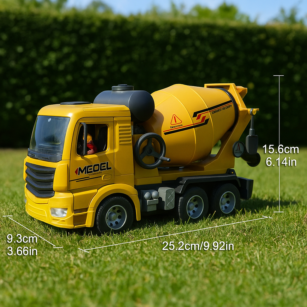 Camion Télécommandé Chantier TrioNest™ BUILDMASTER™ | 4WD, LED, Portée 50m, Certifié CE | 4 Modèles