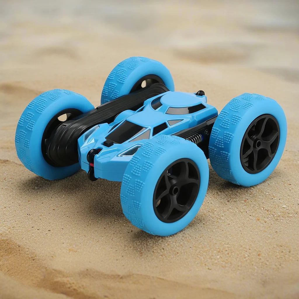 Voiture de Cascade Acrobatique Tout-Terrain – 360°, Double Face, Anti-Collision, USB, Tous Terrains | FlipCraze by TrioNest™
