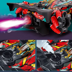 Voiture Téléguidée Gant Gestuel Rotation 360° LED Spray Portée 100m SPINRUSH – TrioNest™