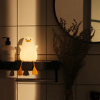 Veilleuse Mouette Silicone Bébé – Lumière Douce, Arrêt Auto 20 min, Support Téléphone | TrioNest™