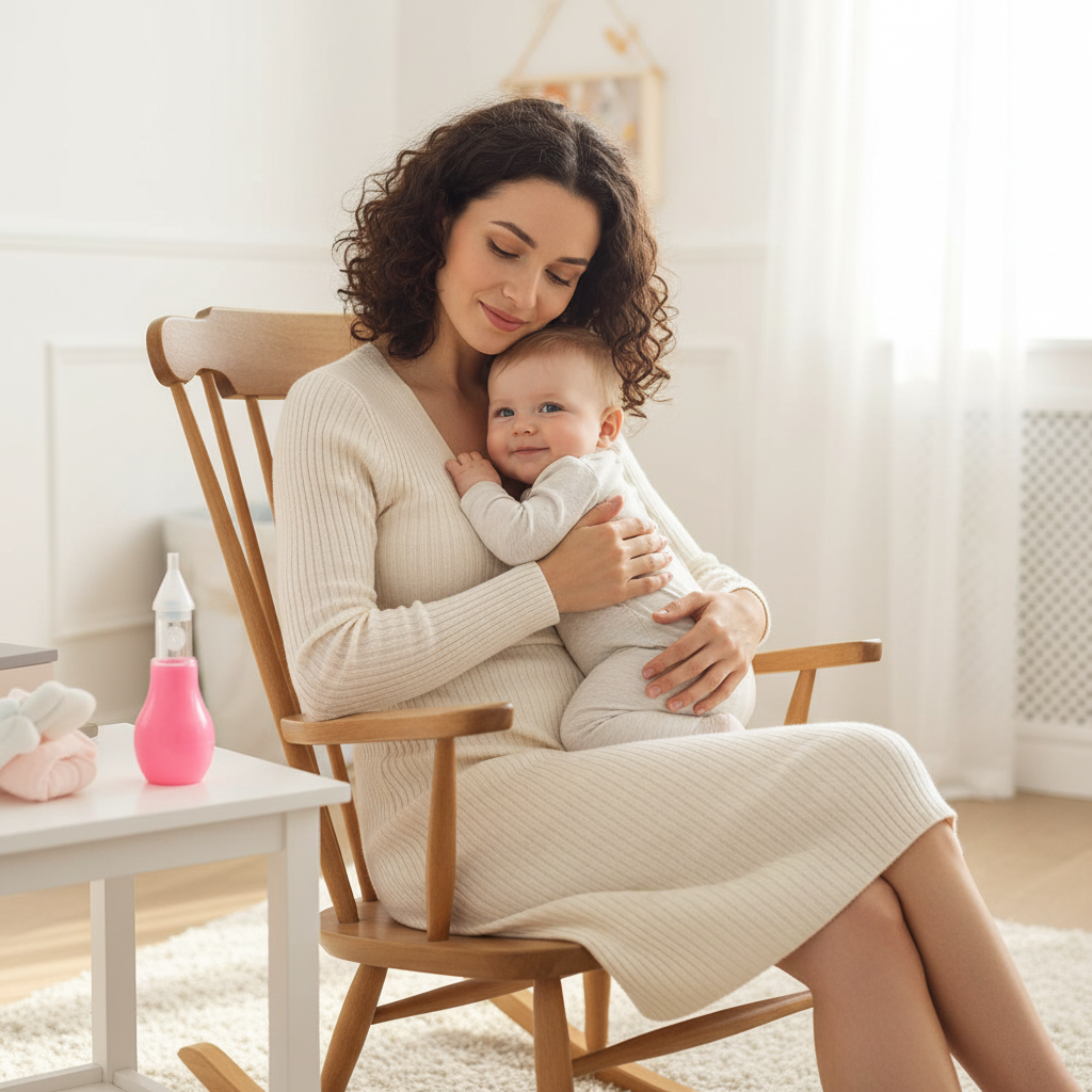 Mouche Bébé Silicone 100% BPA Free Réutilisable Anti-Refoulement – TrioNest™