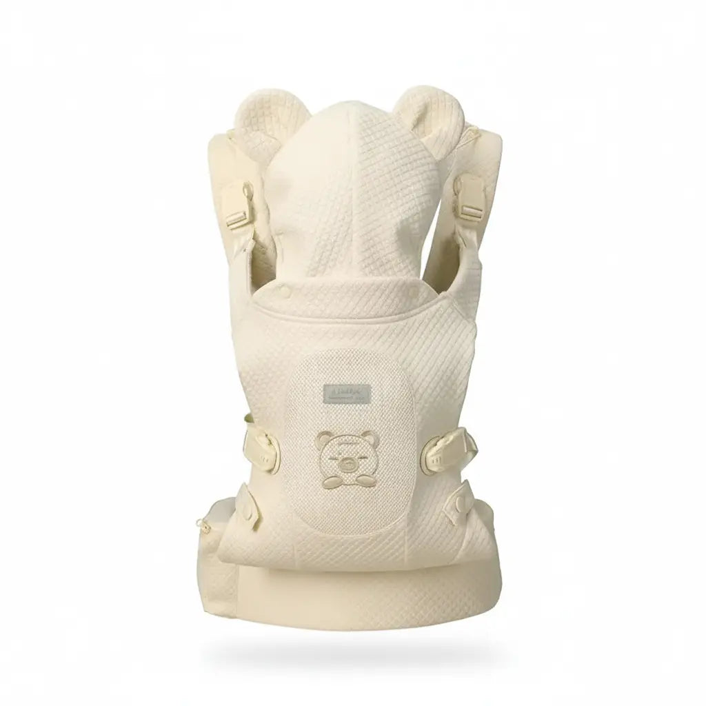 Porte-Bébé Ourson Physiologique - Soutien Lombaire & Tissu Respirant - Design Ergonomique & Doux | TrioNest TrioNest™ Poussette 3 en 1