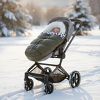 Chancelière Universelle Poussette Bébé 0-3 Ans – Cocon Chaud Hypoallergénique, Installation 30 Sec | TrioNest™ Mon Adorable Bébé