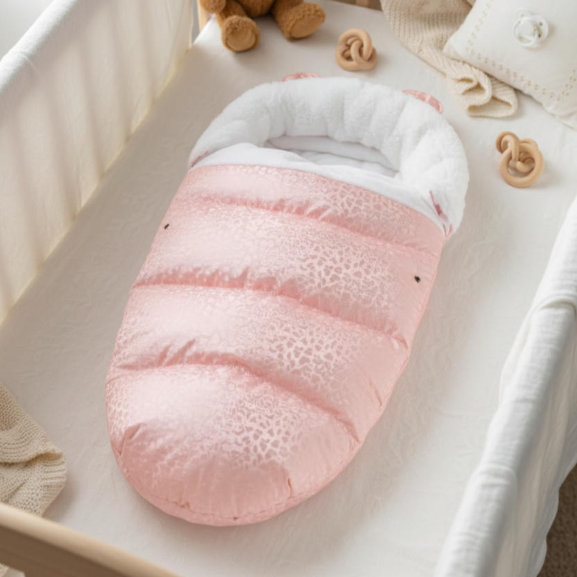 Chancelière Universelle Poussette Bébé 0-3 Ans – Cocon Chaud Hypoallergénique, Installation 30 Sec | TrioNest™ Mon Adorable Bébé