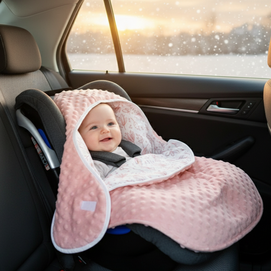 Chancelière Siège Auto & Poussette | TrioNest™ – Isolation Thermique, Installation 30 sec, 5 Coloris Mon Adorable Bébé