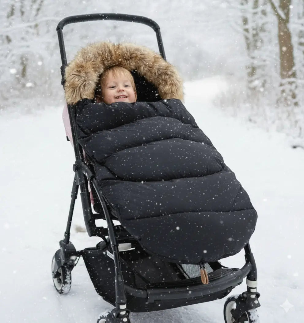 Chancelière Doudoune Bébé 0-3 Ans – Coton & Flanelle, Multi-Usages, Waterproof, Face Amovible | TrioNest™ mon adorable bebe