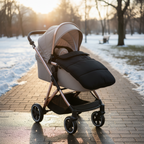 Chancelière Poussette Thermique – Isolation Avancée, Douce & Respirante, Lavable Machine, Universelle | TrioNest™ Mon Adorable Bébé