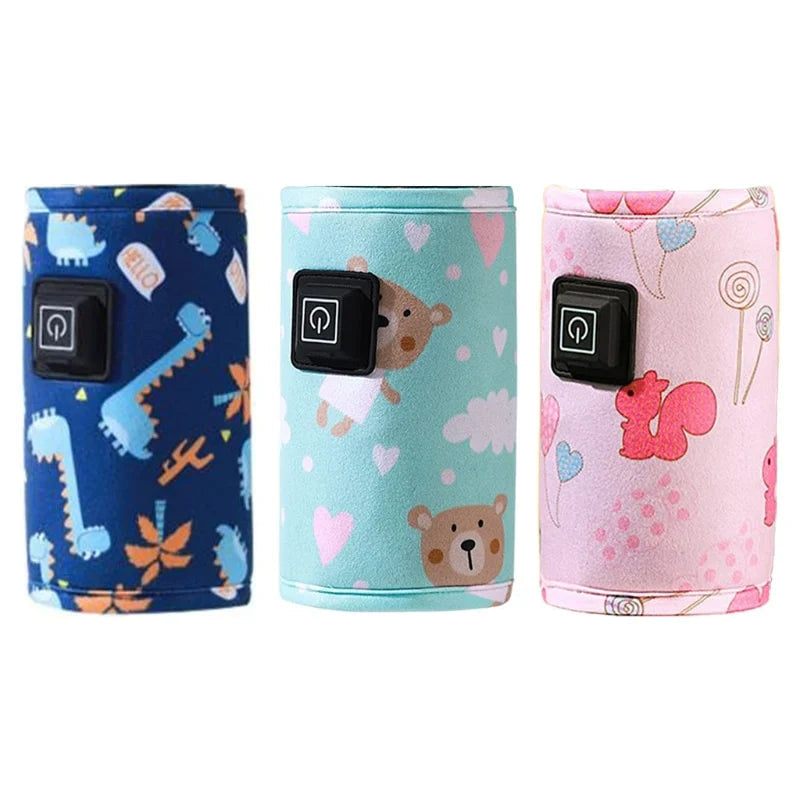 Chauffe Biberon Nomade Portable USB | TrioNest™ – 3 Niveaux de Température, Polyvalent, 3 Coloris mon adorable bebe