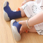 Chaussure Bébé Marche Motifs Animaux 6 Mois-3 Ans – Coton, Semelle TPE Antidérapante, Lavable | ZooWalk by TrioNest™ Mon Adorable Bébé