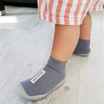 Chaussure Bébé Semelle Souple 0-24 Mois – TPE Antidérapante, Respirante, Sensation Pieds Nus | FlexiSole by TrioNest™ Mon Adorable Bébé