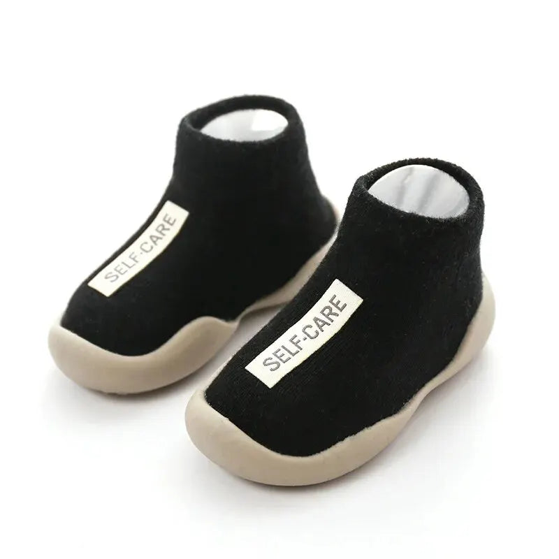 Chaussure Bébé Semelle Souple 0-24 Mois – TPE Antidérapante, Respirante, Sensation Pieds Nus | FlexiSole by TrioNest™ Mon Adorable Bébé