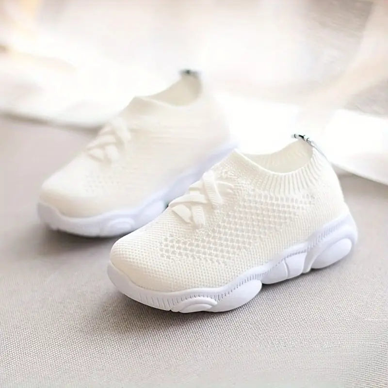 Chaussure Bébé Antidérapante 12 Mois-3,5 Ans – Maille Respirante, Semelle Caoutchouc, Toutes Saisons | GripStep by TrioNest™ Mon Adorable Bébé