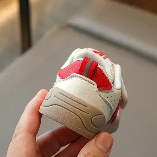 Chaussure Bébé pour Marcher SoftNest – Coton Bio, Semelle Antidérapante, Velcro, 0-24 Mois | TrioNest™ Mon Adorable Bébé