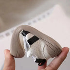 Chaussure Bébé pour Marcher SoftNest – Coton Bio, Semelle Antidérapante, Velcro, 0-24 Mois | TrioNest™ Mon Adorable Bébé