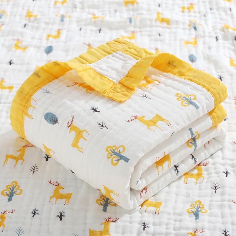 Couverture Bébé À Motifs Adorables – Douce, Légère, 5 Motifs, Unisexe, Cadeau Naissance | DreamPrint by TrioNest™