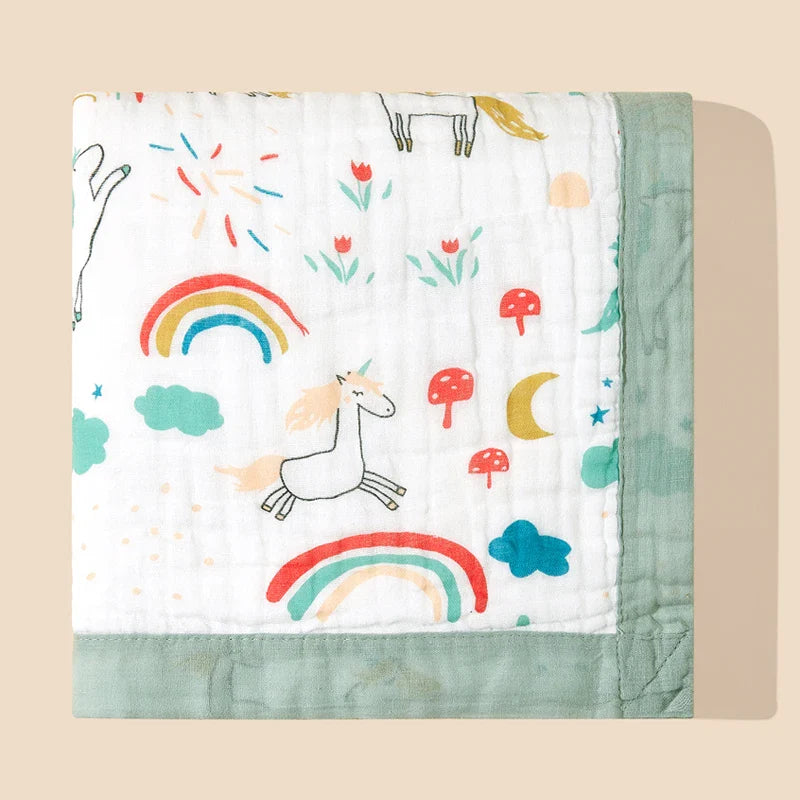 Couverture Bébé À Motifs Adorables – Douce, Légère, 5 Motifs, Unisexe, Cadeau Naissance | DreamPrint by TrioNest™