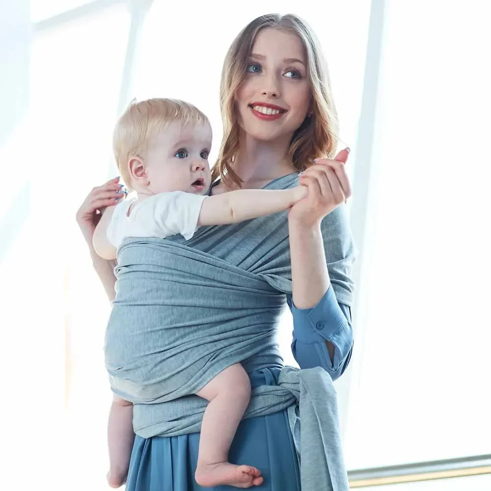 Écharpe Portage Bébé Multifonctionnelle FlexNest – 100% Coton, 20 kg, 0-36 Mois | TrioNest™