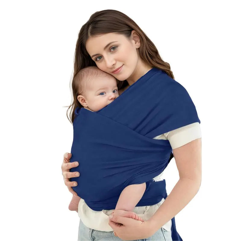 Écharpe de Portage Réglable Enveloppante | TrioNest™ – Mains Libres, Toutes Morphologies, 0-24 Mois