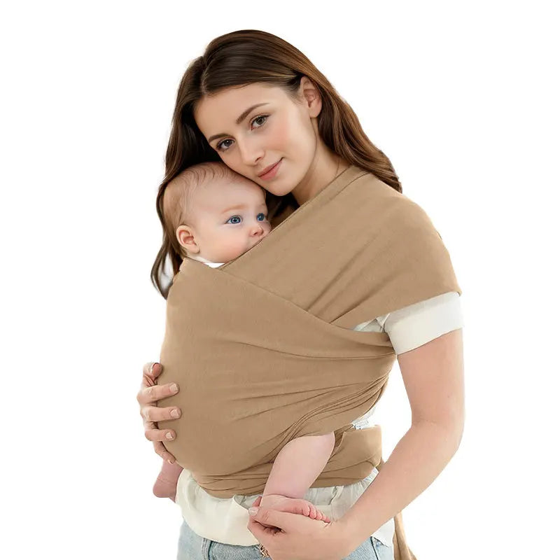 Écharpe de Portage Réglable Enveloppante | TrioNest™ – Mains Libres, Toutes Morphologies, 0-24 Mois