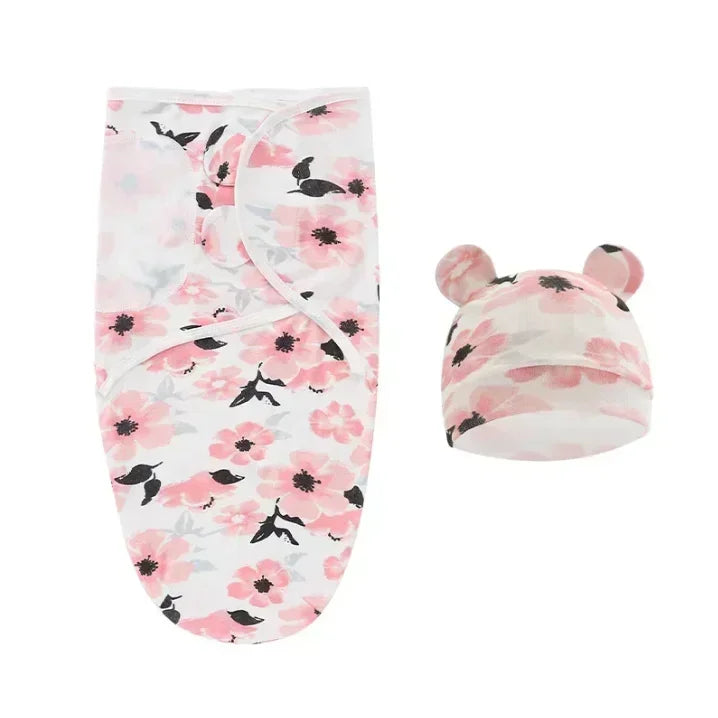 Gigoteuse Bébé avec Bonnet BonnetDream — Coton Doux Respirant, 5 Motifs, Design Ajustable | TrioNest™